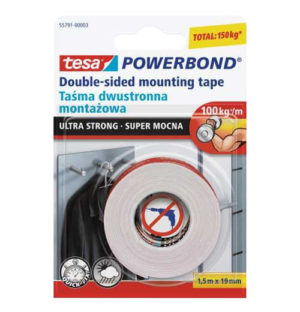 Taśma Powerbond ultra strong 19mmx1,5m Tesa