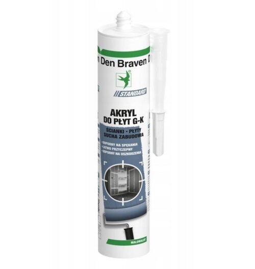 Acryl G.K. 300ml biały do płyt g. k.