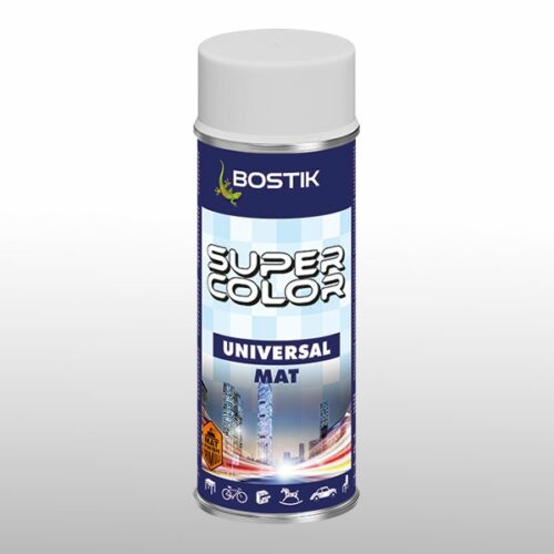 Super Color Lakier uniwersalny RAL 9010 400ml biały mat