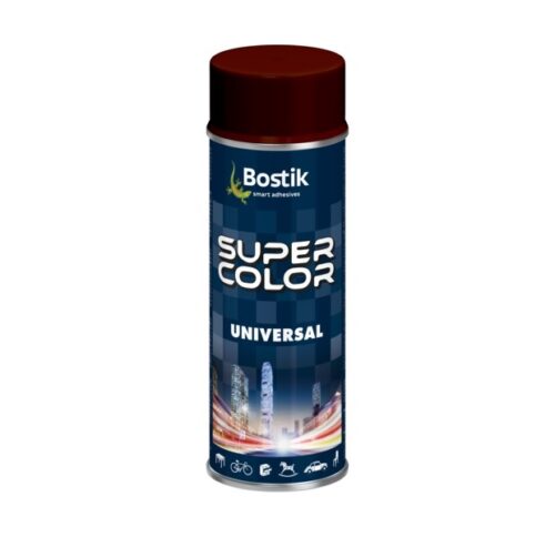 Super Color Lakier uniwersalny RAL 8017 400ml brązowy czekoladowy