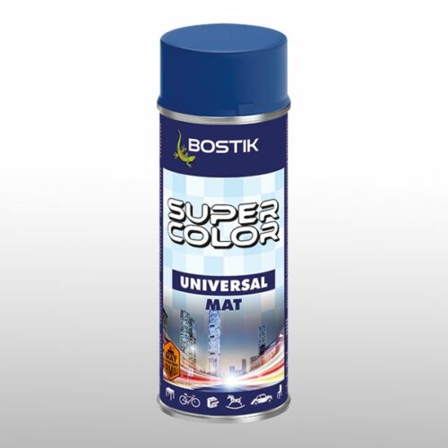 Super Color Lakier uniwersalny RAL 5010 400ml ciemnoniebieski MAT