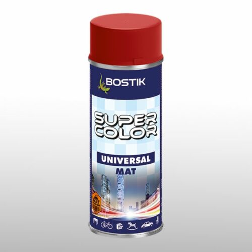 Super Color Lakier uniwersalny RAL 3000 400ml ognista czerwień MAT