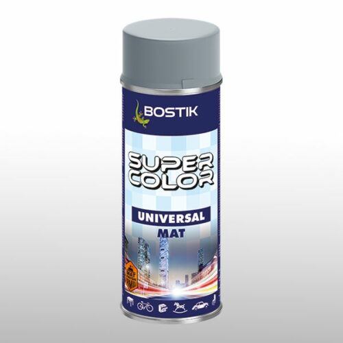 Super Color Lakier uniwersalny RAL 7001 400ml szary MAT